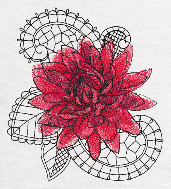 Petals and Lace - Dahlia