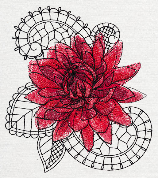 Petals and Lace - Dahlia
