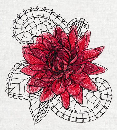 Petals and Lace - Dahlia