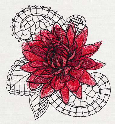 Petals and Lace - Dahlia