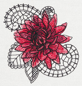 Petals and Lace - Dahlia