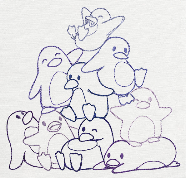 Pile o' Cute - Penguin Pile