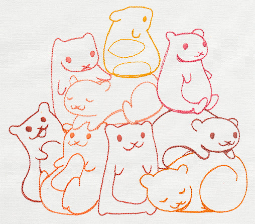 Pile o' Cute - Hamster Pile