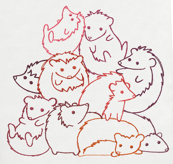 Pile o' Cute - Hedgehog Pile