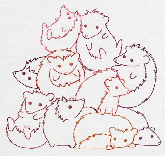 Pile o' Cute - Hedgehog Pile