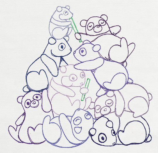 Pile o' Cute - Panda Pile