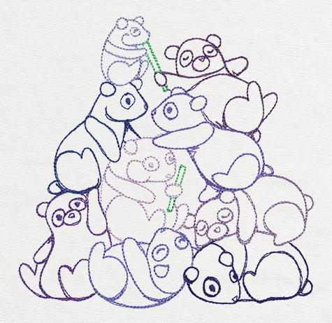 Pile o' Cute - Panda Pile