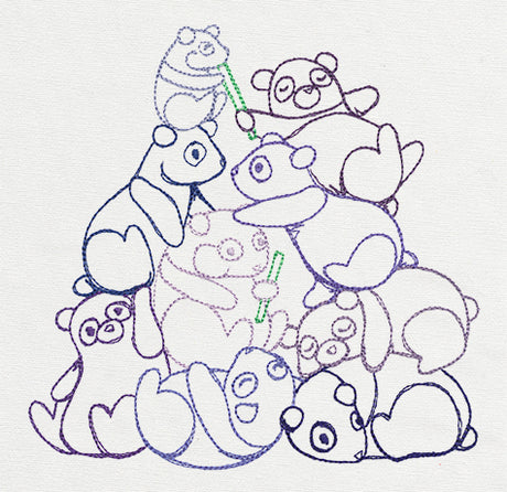 Pile o' Cute - Panda Pile
