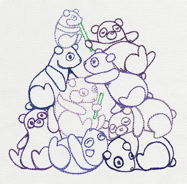 Pile o' Cute - Panda Pile