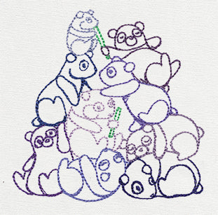 Pile o' Cute - Panda Pile