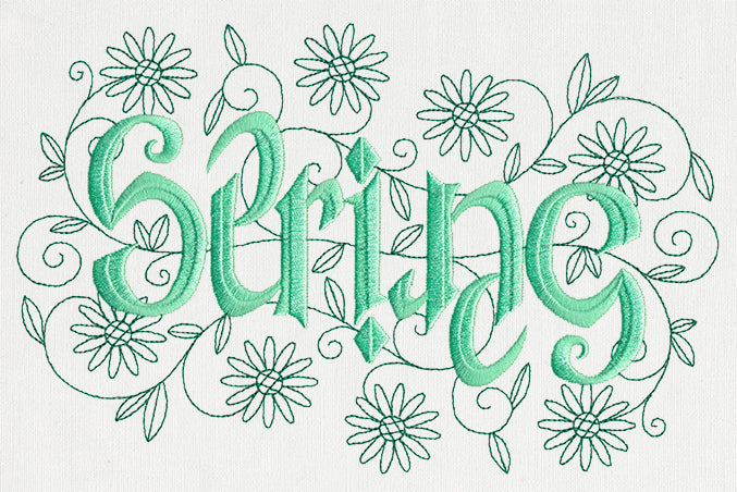 Spring Ambigram