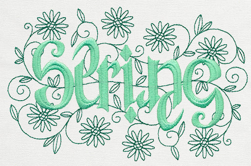 Spring Ambigram