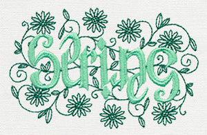 Spring Ambigram