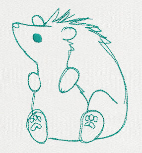 Friends Border - Hedgehog