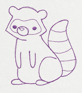 Friends Border - Raccoon