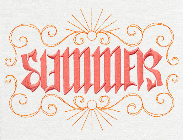 Summer Ambigram