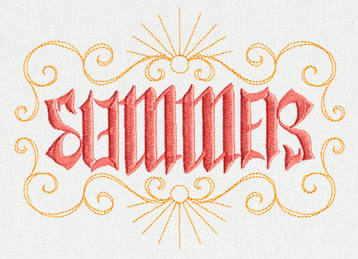 Summer Ambigram