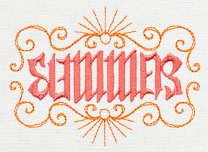Summer Ambigram