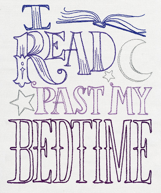 I Read Past My Bedtime