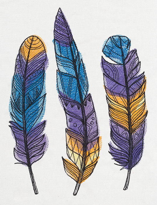 Doodle Feathers