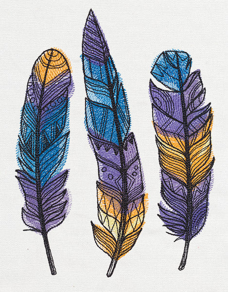 Doodle Feathers