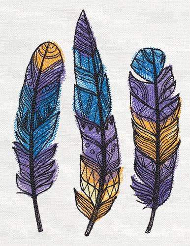 Doodle Feathers