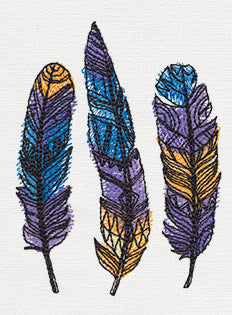 Doodle Feathers