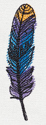 Doodle Feathers - Feather 1