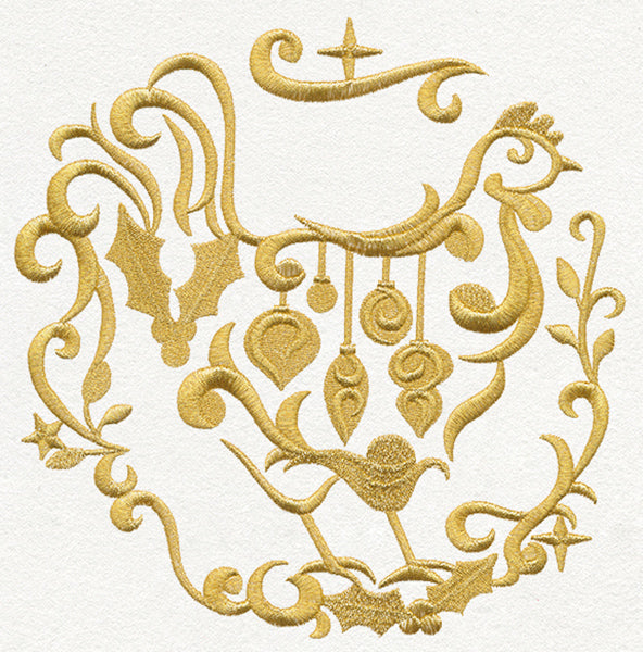 Gilded 12 Days of Christmas - French Hen