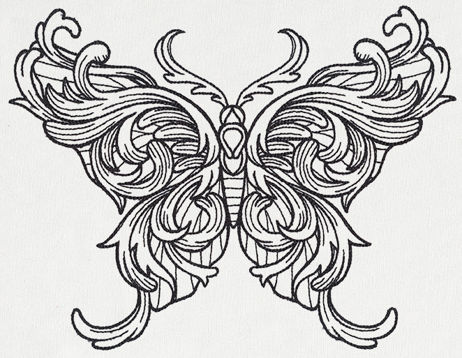Engraved Butterfly
