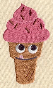 Edible Threadable Ice Cream