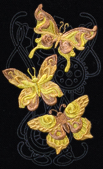 Steampunk Nouveau - Butterfly Cascade