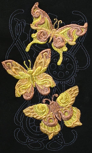 Steampunk Nouveau - Butterfly Cascade