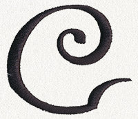 Fantasy Letter C - Lowercase