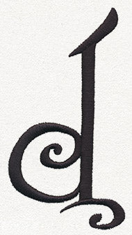 Fantasy Letter D - Lowercase