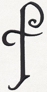 Fantasy Letter F - Lowercase