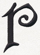 Fantasy Letter R - Lowercase