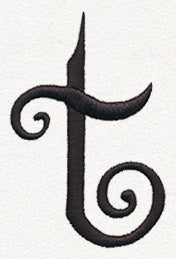 Fantasy Letter T - Lowercase