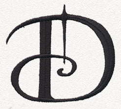 Fantasy Letter D - Uppercase