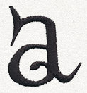 Fantasy Letter A - Lowercase