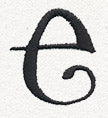 Fantasy Letter E - Lowercase