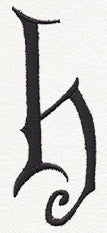 Fantasy Letter H - Lowercase