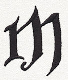 Fantasy Letter M - Lowercase
