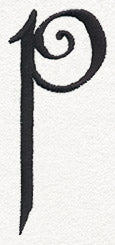 Fantasy Letter P - Lowercase