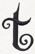 Fantasy Letter T - Lowercase