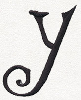 Fantasy Letter Y - Lowercase