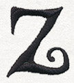 Fantasy Letter Z - Lowercase