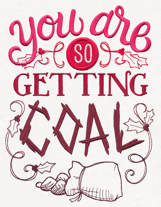 Sassy Tidings - You Are So Getting Coal