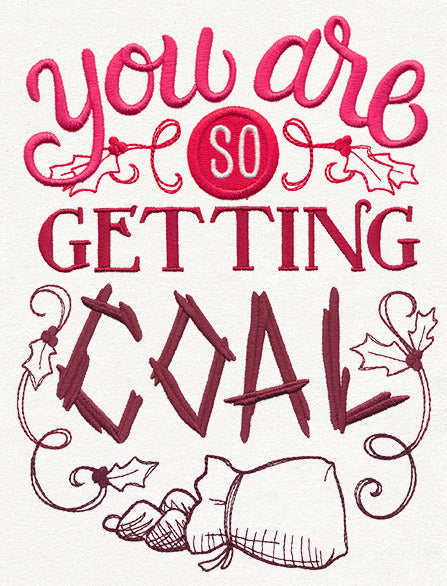 Sassy Tidings - You Are So Getting Coal