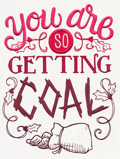 Sassy Tidings - You Are So Getting Coal